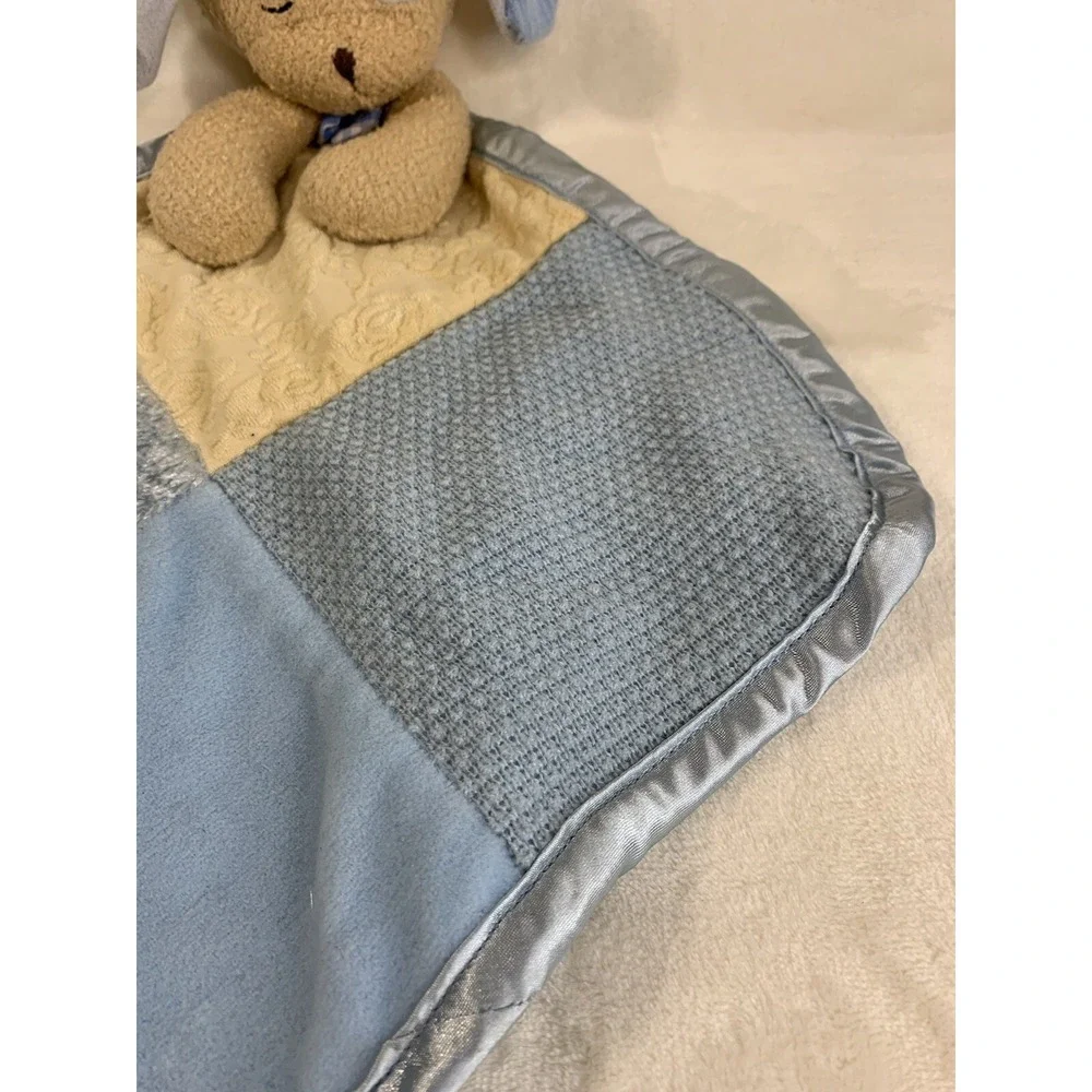 Kids II Baby Dog Puppy Plush Lovey Security Blanket Bedtime Prayer Praying Satin